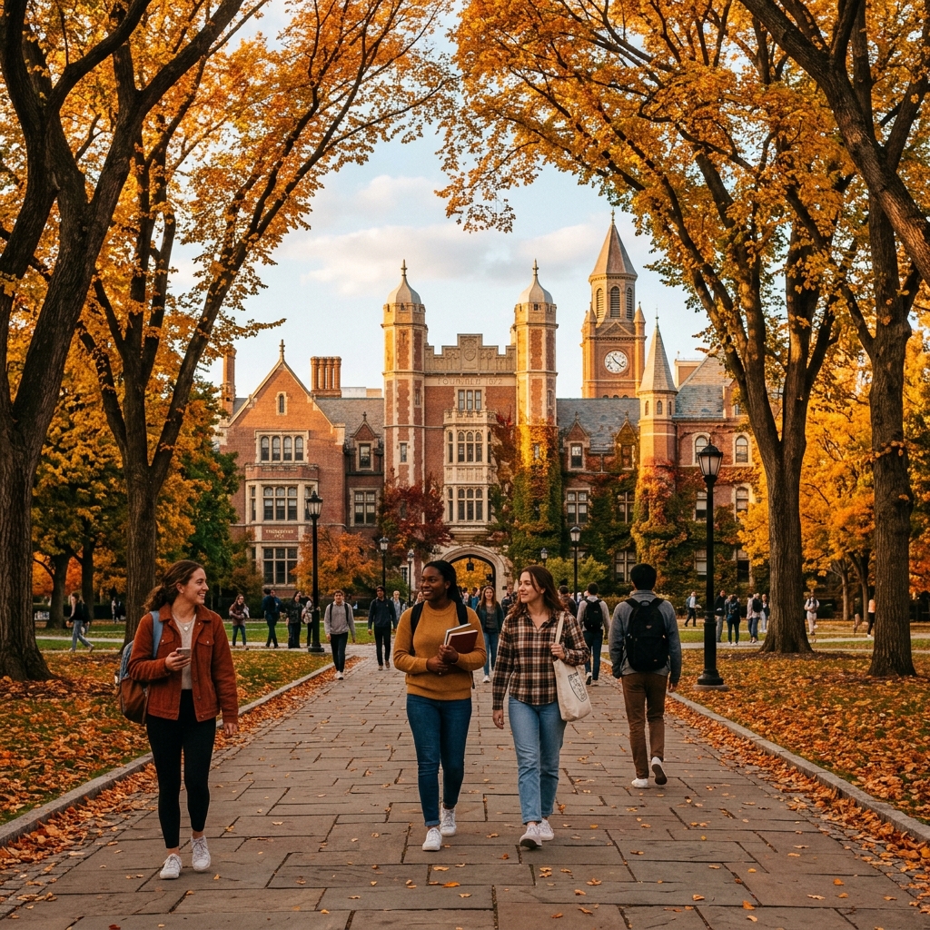 Campus life at its finest 🍂